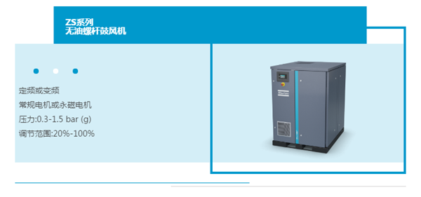 ZS系列无油螺杆鼓风机